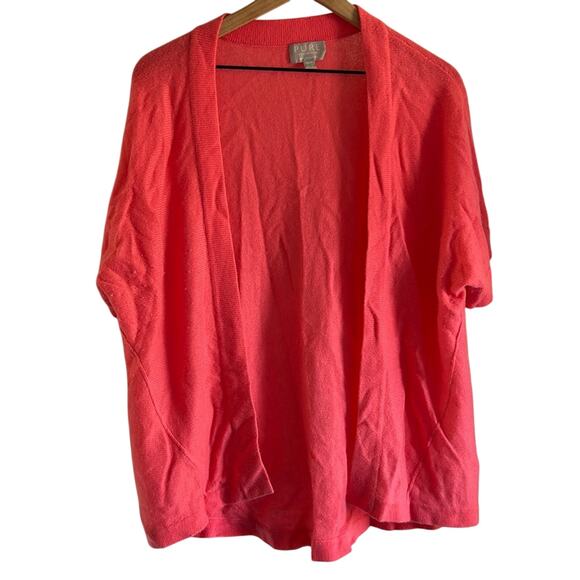 Pure Collection Cashmere Open Front Sweater - Picture 1 of 6